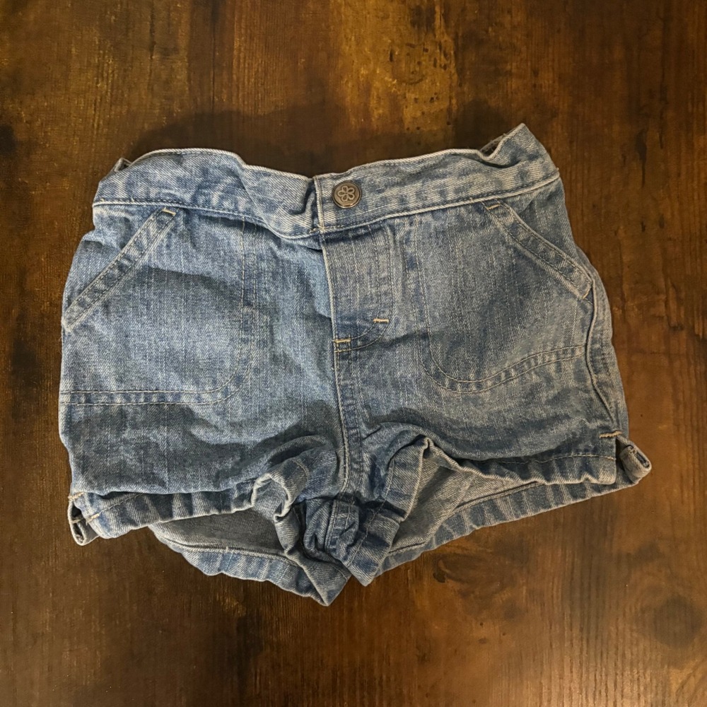 Circo Light Denim Shorts Baby Elastic Waist Blue (Girls 24M)